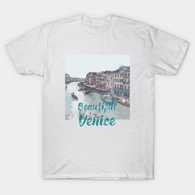 Venice city, the pearl of Europe located in Italy T-Shirt by Farzad-Design